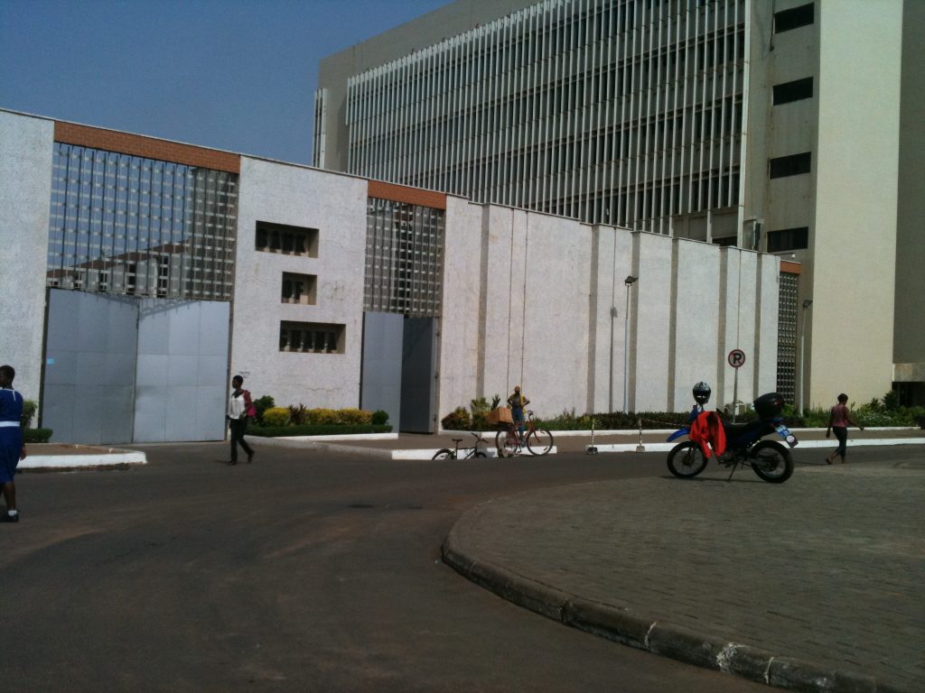 The Bank of Ghana building on High Street in Accra, home of the central bank
