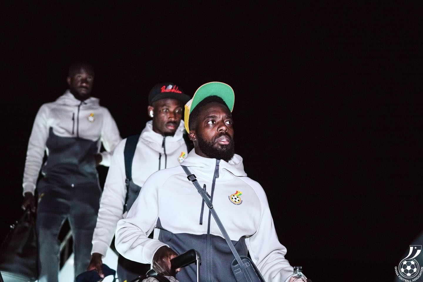 Black Stars players and Ghana Football Association officials arriving in the United States ahead of the 2026 FIFA World Cup